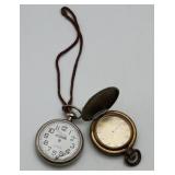 2 Remmington Pocket Watches RR Type NEED REPAIR