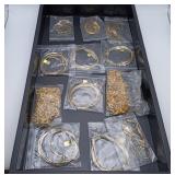 LOT Gold Plated Necklaces Jewelry 12pcs
