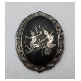 Sterling Silver SIAM Brooch 8.3g