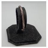 Sterling Silver Twisted Wire Cuff Bracelet 12.3g