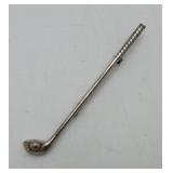 Beau Sterling Silver Golf Club Ball Brooch