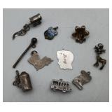 Sterling Silver Charms Wagon Stein Trolley 18.2 gm