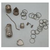 Sterling Silver Scrap Salt & Other 28 Grams