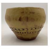 Terracotta Drip Glaze Red Earthenware Pottery Bowl