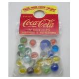 Coca-Cola Advertising COKE Marbles Catseye Marbles