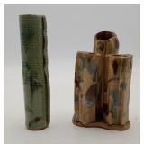 Cylindrical Ceramic Studio Art Pottery Vases