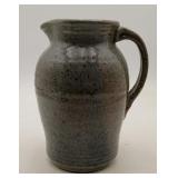 1970's Studio Art Pottery Speckled Glazed Pitcher