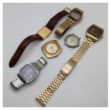 Vintage Timex Watches Digital Analog 6pcs