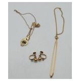 Gold FILLED Jewelry Earrings Bracelet Necklace