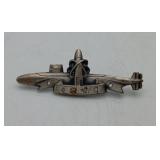 Sterling Silver US Navy SSBN Submarine Vietnam PIN