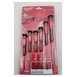 Milwaukee 6pc Precision Screwdriver Set NEW N PACK