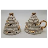 LENOX Jeweled Christmas Tree Sugar Creamer MIB