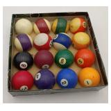 Vintage Pocket Billard Pool Balls
