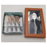 NEW Cheese Knife Spreader Silverplate Serving Set