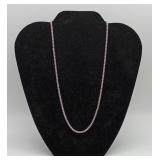 Sterling Silver Popcorn Necklace 7.1g