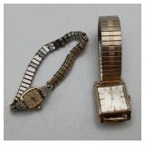 Elgin & Bulova Rolled Gold Mens & Ladies Watches