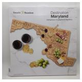 NEW Bamboo MARYLAND Cutting Board Grazing Board