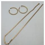 Gold Filled Jewelry Earrings Necklace