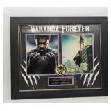 Black Panther Wakanda Forever SIGNED C Boseman