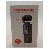 NIB 4K Ultra Clear Sports Camera