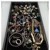 LARGE GROUP Costume Jewelry Earrings Necklaces