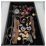 Earrings Cuff Bracelet Locket Necklace Jewelry