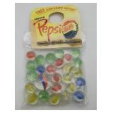 Cats Eye Glass Marbles Pepsi Advertising