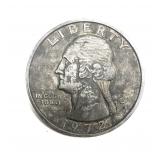 Vintage 3 Inch Fake Quarter