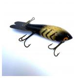 Vintage Fishing Lure Wood Bomber