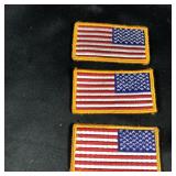 US Army Military Velcro Flag Lot of 3