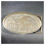 Vintage Belt Buckle Wild Turkey Booze