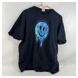Band T-Shirt Hippie Smiley Face 2XL