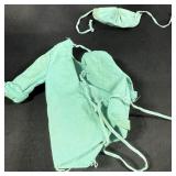 Vintage Doll Clothes Lot: G.I. Joe Type Surgeon &