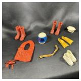 Vintage Doll Accessories Lot: G.I. Joe & Other