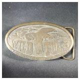 Vintage Belt Buckle Wild Turkey Booze