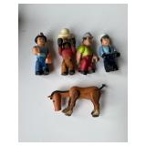 Action Figure Lot: Vintage Fisher Price