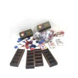 Old Pocker Chip Bulk Lot w/Cards