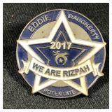 Old Shiners Pin Eddie Daugherty