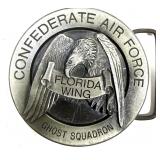 Florida Wing Confederate Air Force Belt Buckle