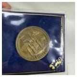 Vintage Disney Bronze Coin Medal