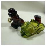 Vintage Avon Bottle Lot - Golf Cart and Dog