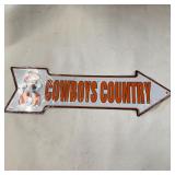 Metal Man Cave Sign OSU Cowboys
