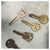 Vintage Used Key Lot Ford and more