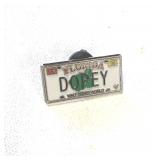 Disney Pin PIXIE Dopey License Plate