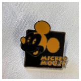 Disney Pin Mickey Mouse Orange Expression