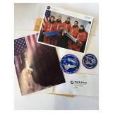 Vintage NASA Shuttle Launch Promo Patch Photo Lot