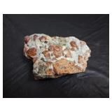 Garnet Crystal Embedded Matrix Geode 451g