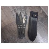 Perfect Point 3 Pack Throwing Knife Set