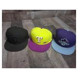 Texas Rangers Fitted Hat Lot of 3 Size 7 3/8