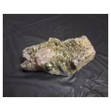 Apatite on Pakistan Muscovite Cluster Geode 198g
